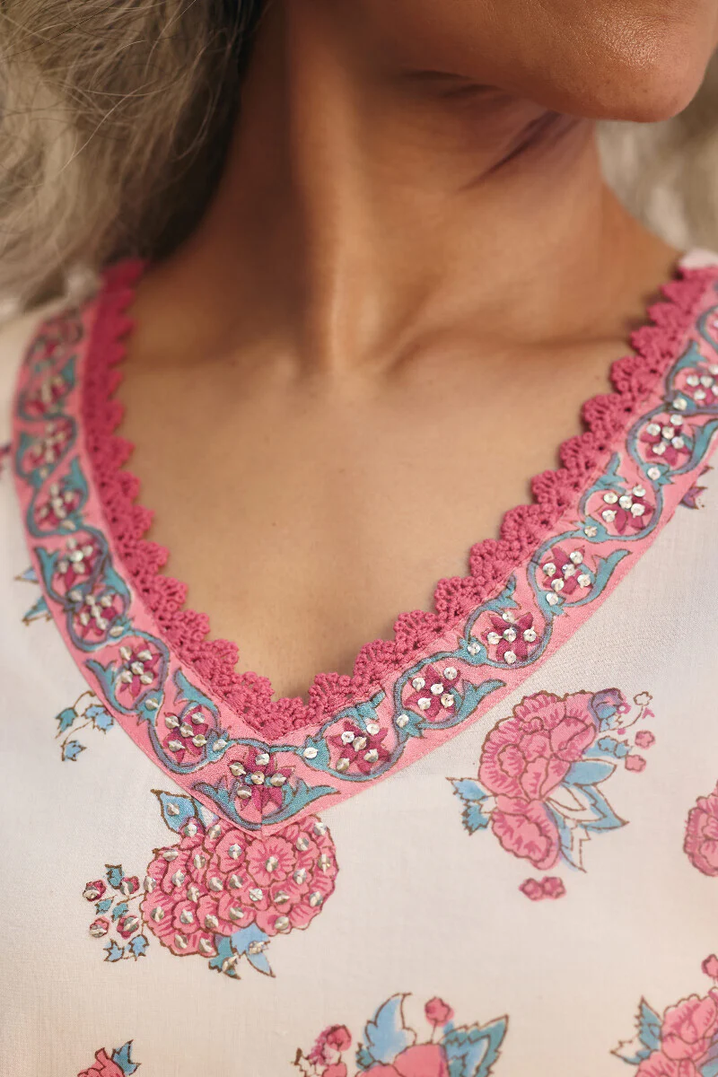 Gulraiz Mirza Sanganeri Kurta - Image 5