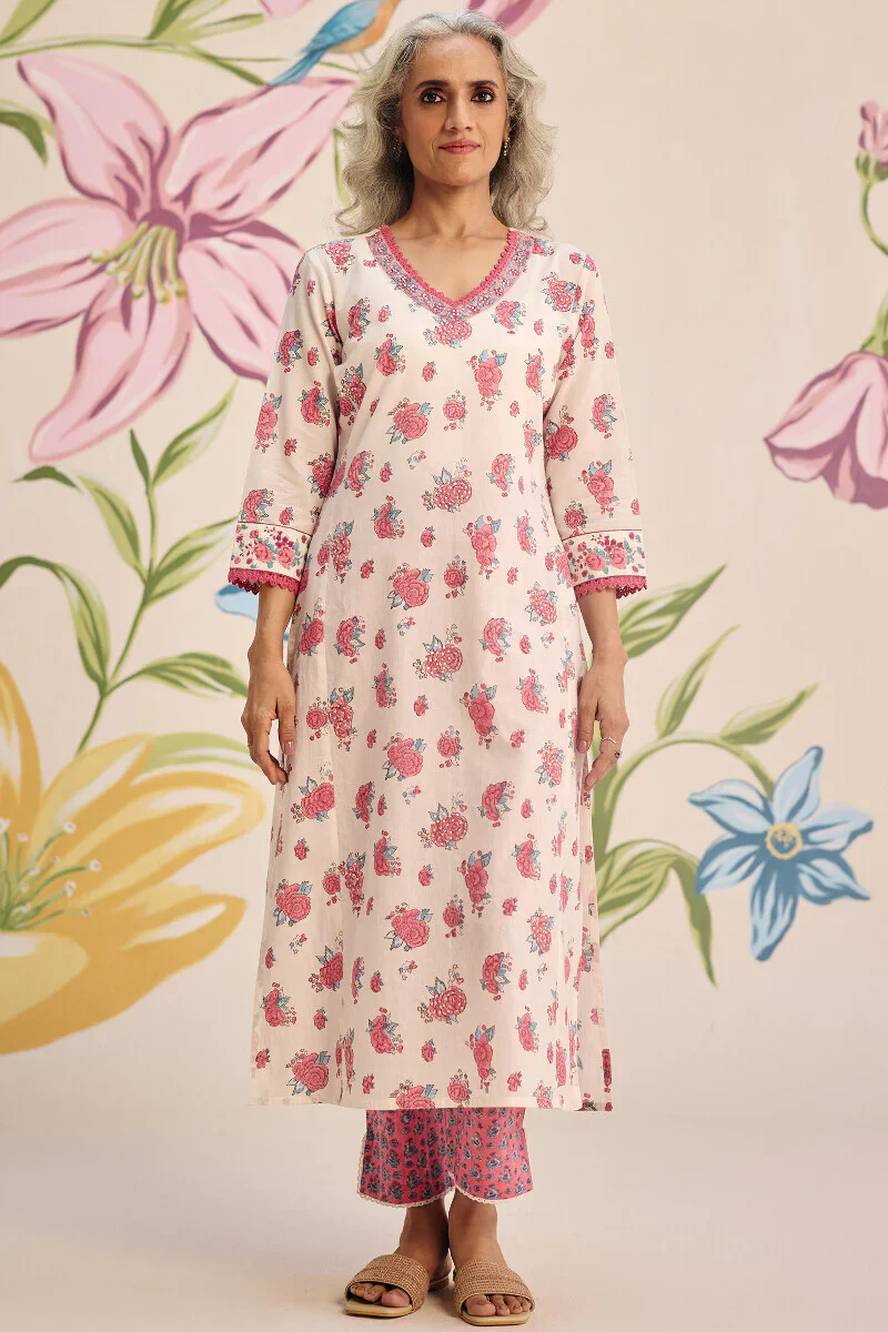 Surplus: Gulraiz Mirza Sanganeri Kurta - Image 2