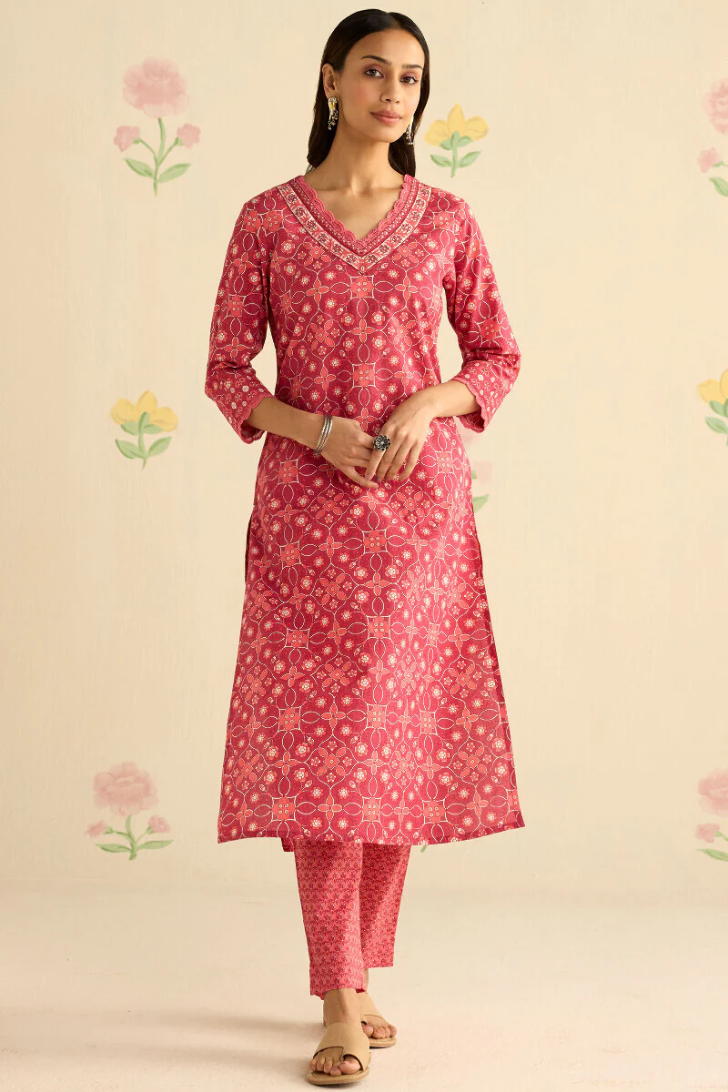 Gulraiz Nahida Sanganeri Kurta - Image 2