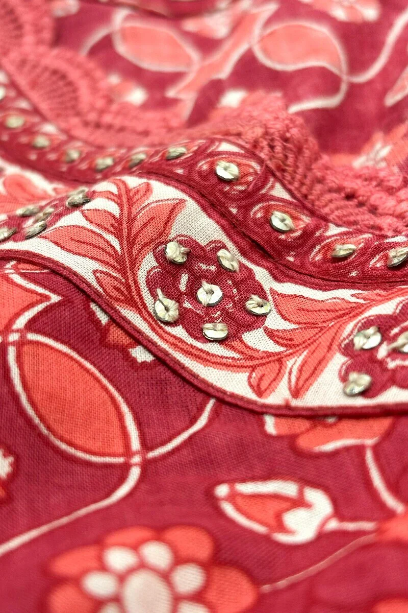 Surplus: Gulraiz Nahida Sanganeri Kurta - Image 3