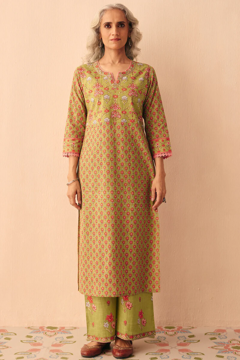 Gulraiz Naima Sanganeri Kurta - Image 2