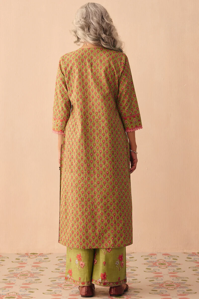Surplus: Gulraiz Naima Sanganeri Kurta - Image 9