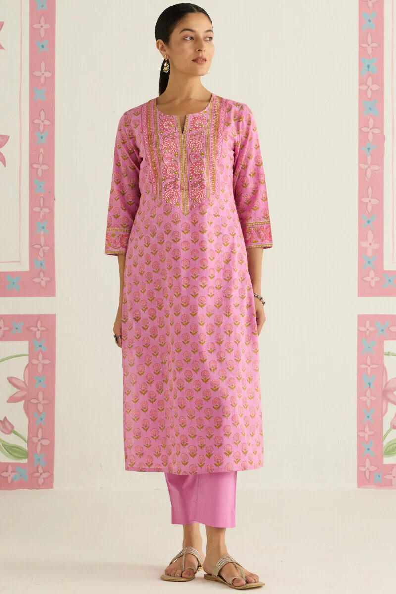 Surplus: Gulraiz Nisha Sanganeri Kurta - Image 2
