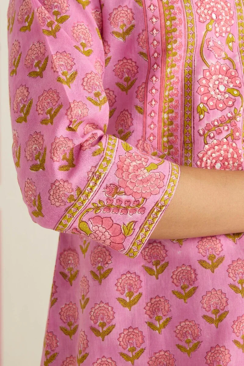 Surplus: Gulraiz Nisha Sanganeri Kurta - Image 6