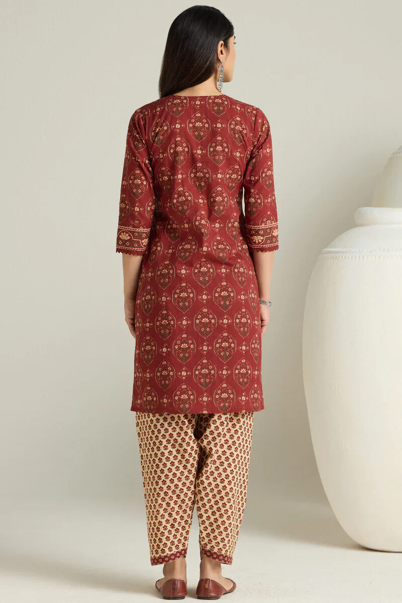 Surplus: Gulraiz Rosheen Short Kurta - Image 8