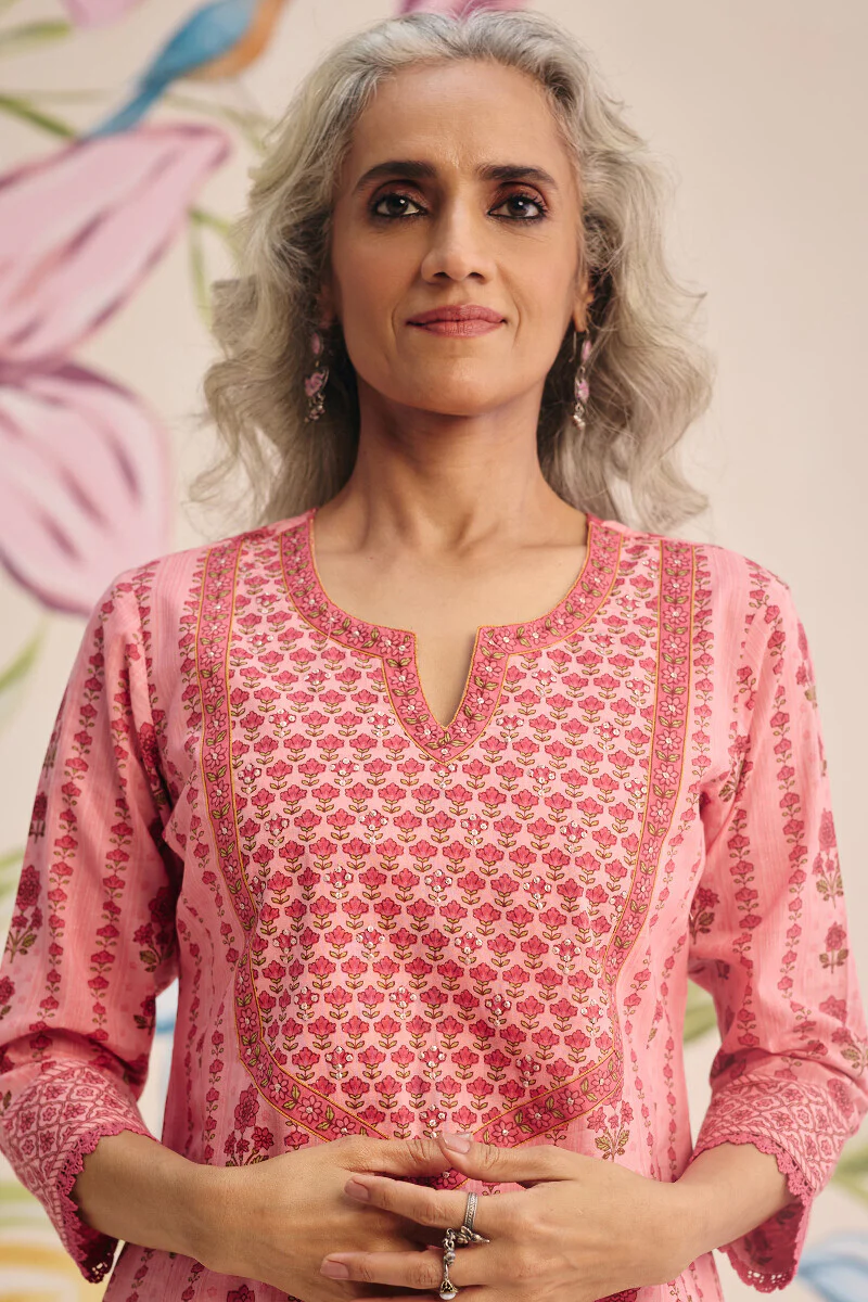 Gulraiz Ruhi Sanganeri Kurta - Image 5