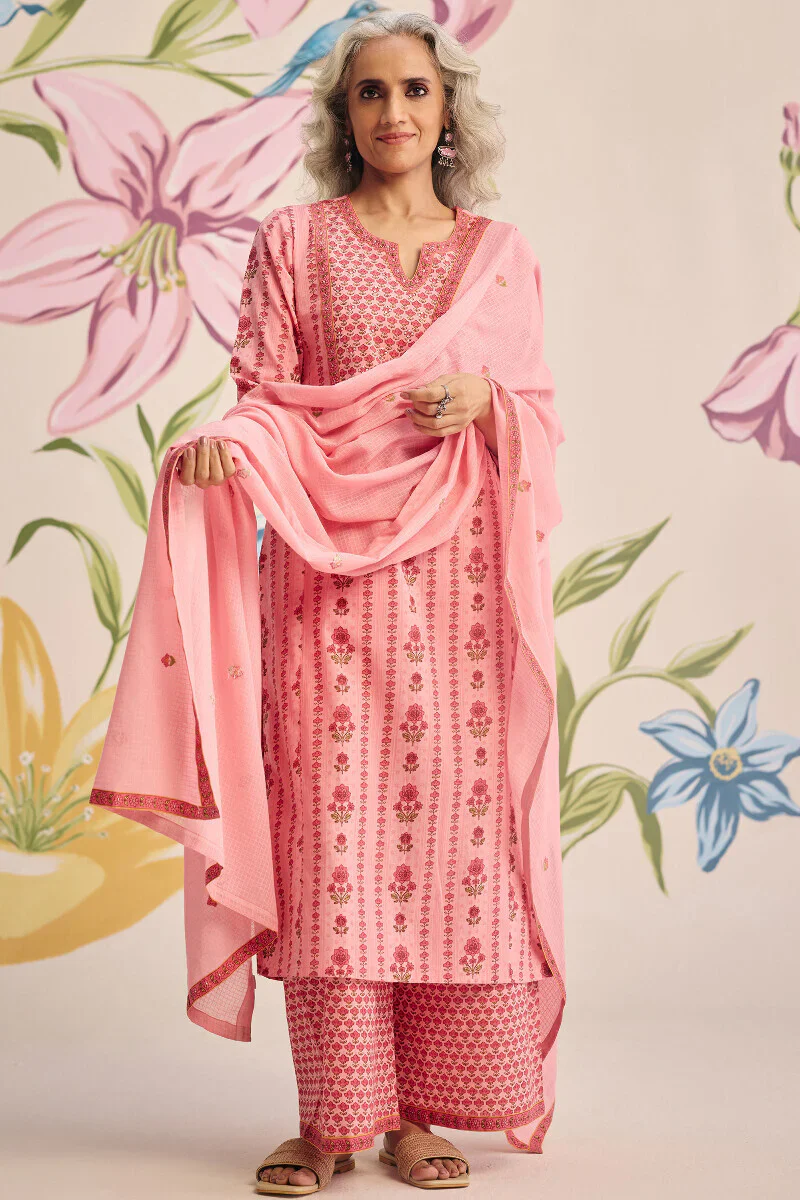 Surplus: Gulraiz Ruhi Sanganeri Kurta - Image 4