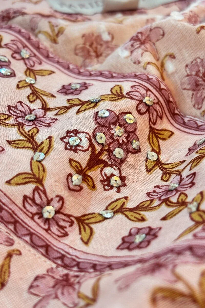 Surplus: Gulraiz Rumaisa Sanganeri Kurta - Image 3