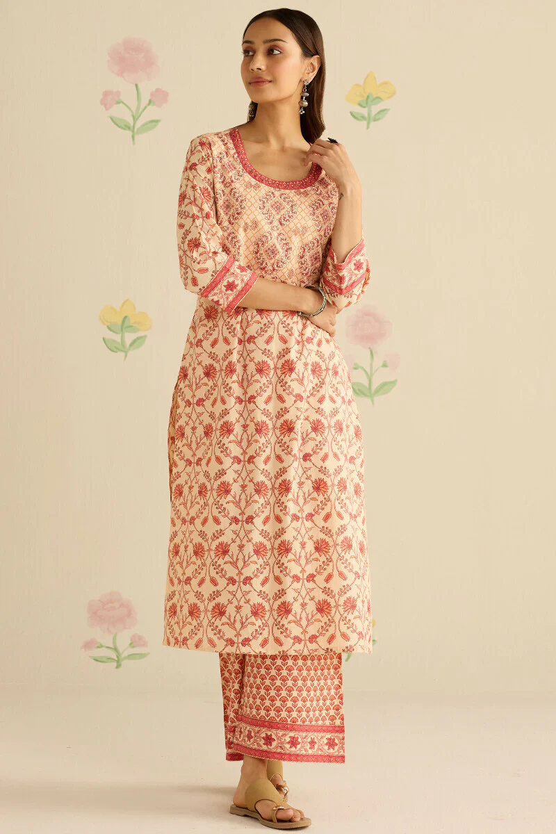 Surplus: Gulraiz Sahiba Sanganeri Kurta - Image 2