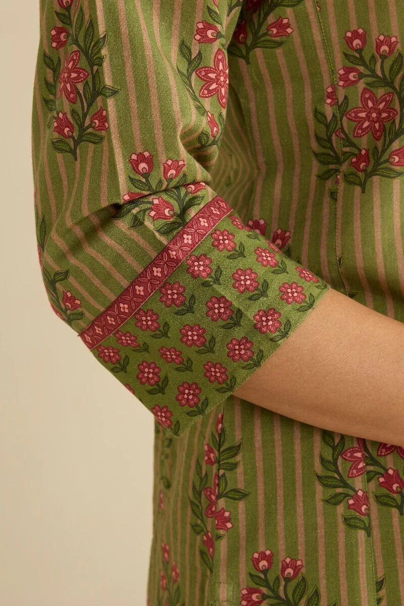 Surplus: Gulraiz Saira Sanganeri Kurta - Image 6