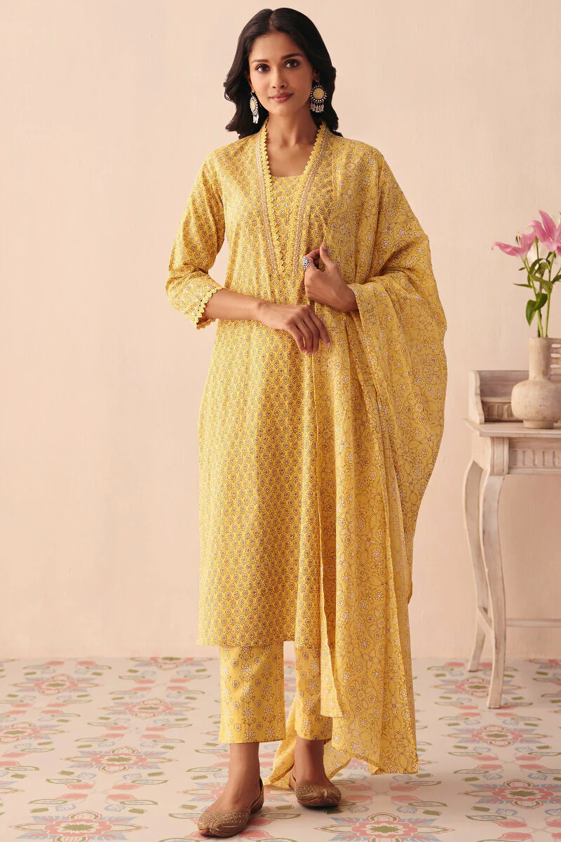 Gulraiz Saisha Sanganeri Kurta - Image 4