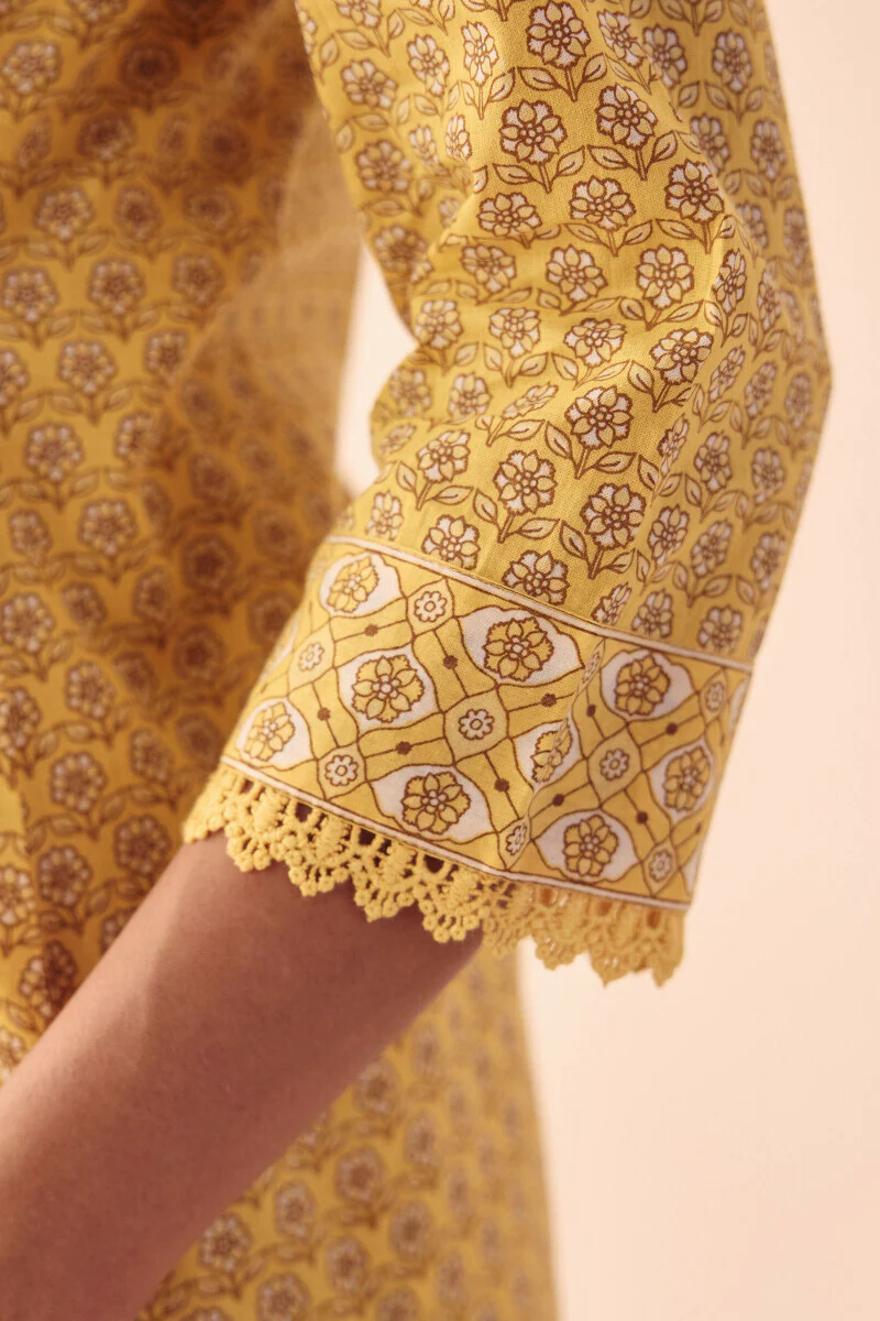 Gulraiz Saisha Sanganeri Kurta - Image 6