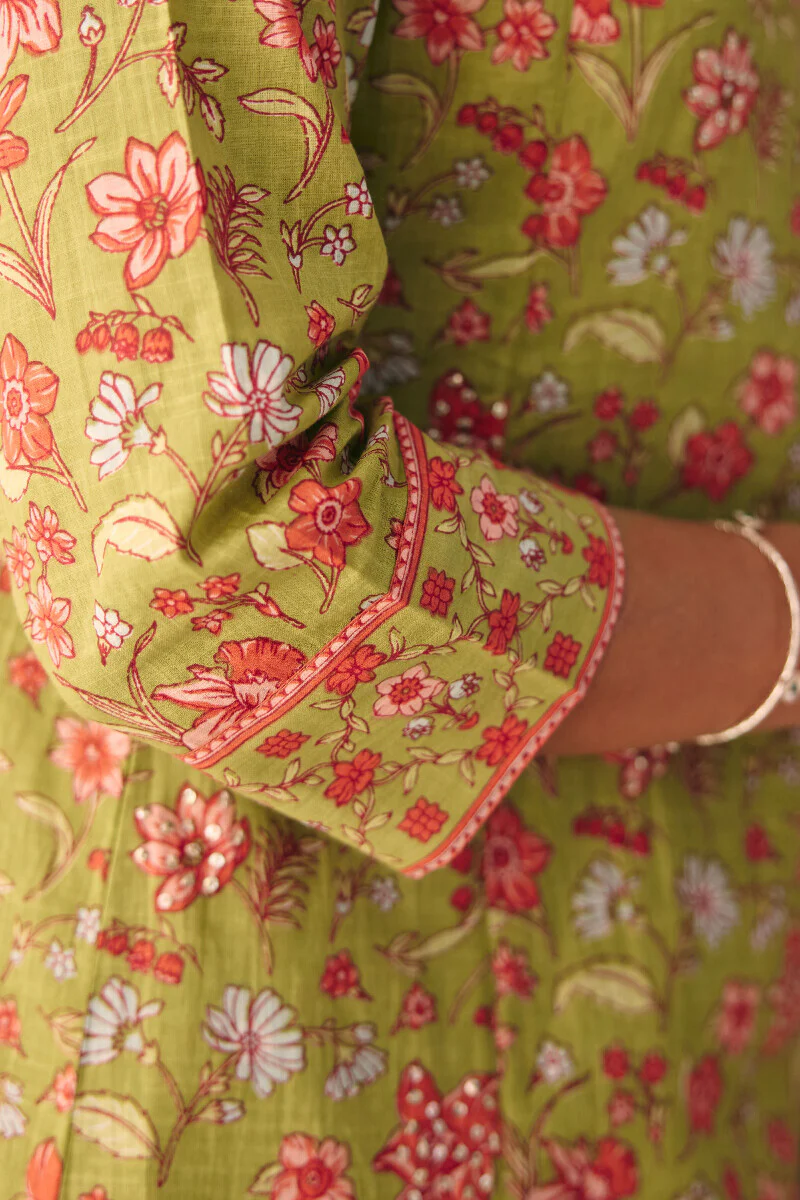 Gulraiz Sameera Sanganeri Kurta - Image 6