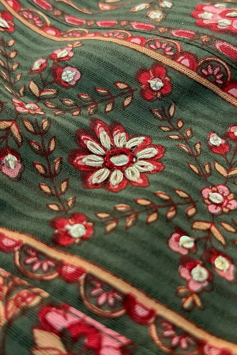 Surplus: Gulraiz Sunaina Sanganeri Kurta - Image 2