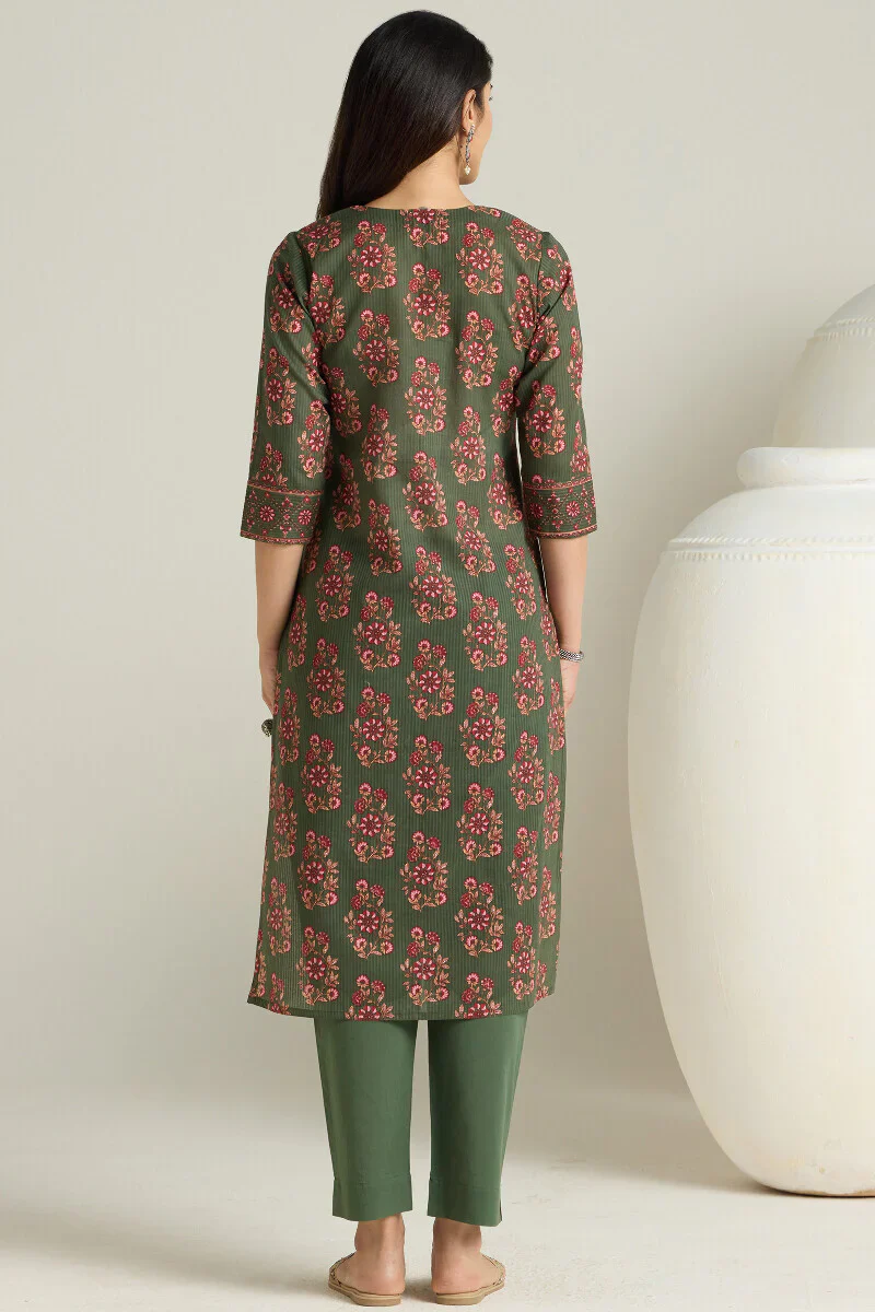 Surplus: Gulraiz Sunaina Sanganeri Kurta - Image 8