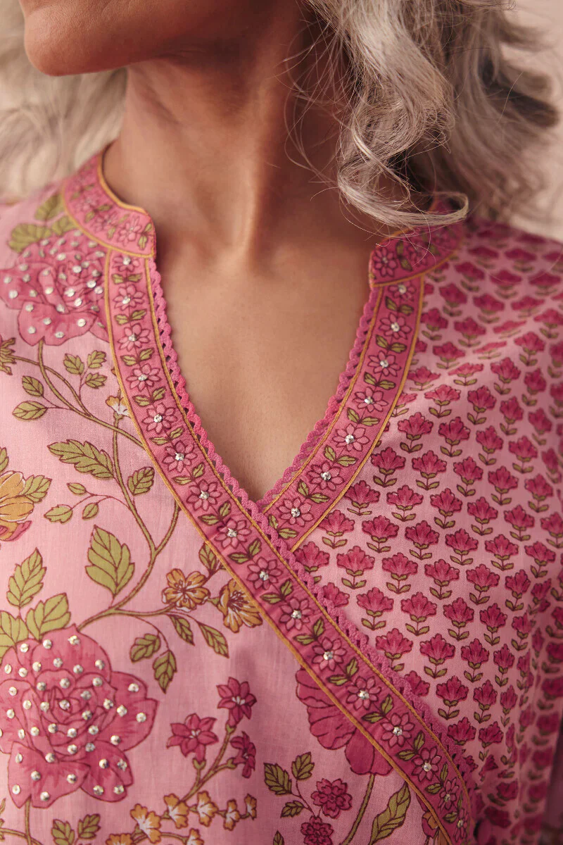 Gulraiz Sureena Sanganeri Kurta - Image 9
