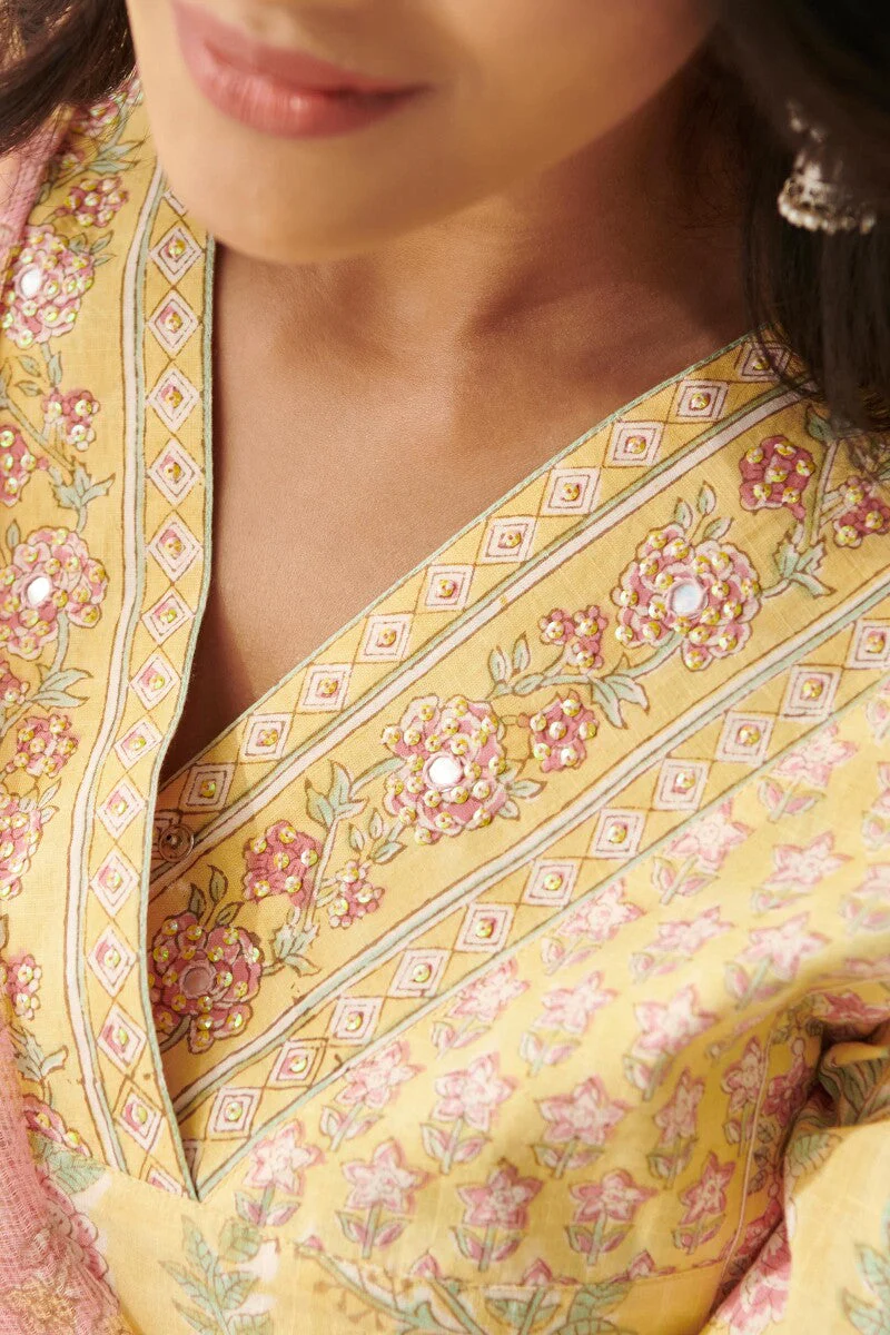 Gulshan Bagh Fahima Sanganeri Kurta - Image 3