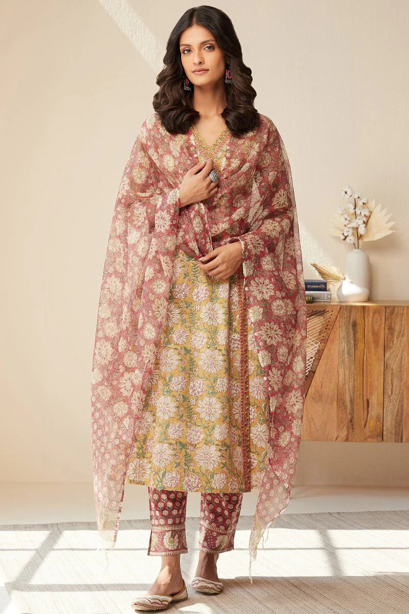 Gulshan Bagh Farah Sanganeri Narrow Pants - Image 3
