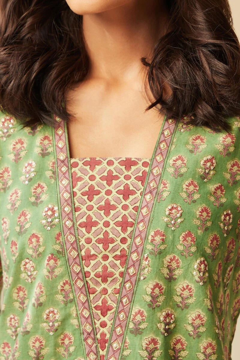 Gulshan Bagh Fizah Sanganeri Kurta - Image 5