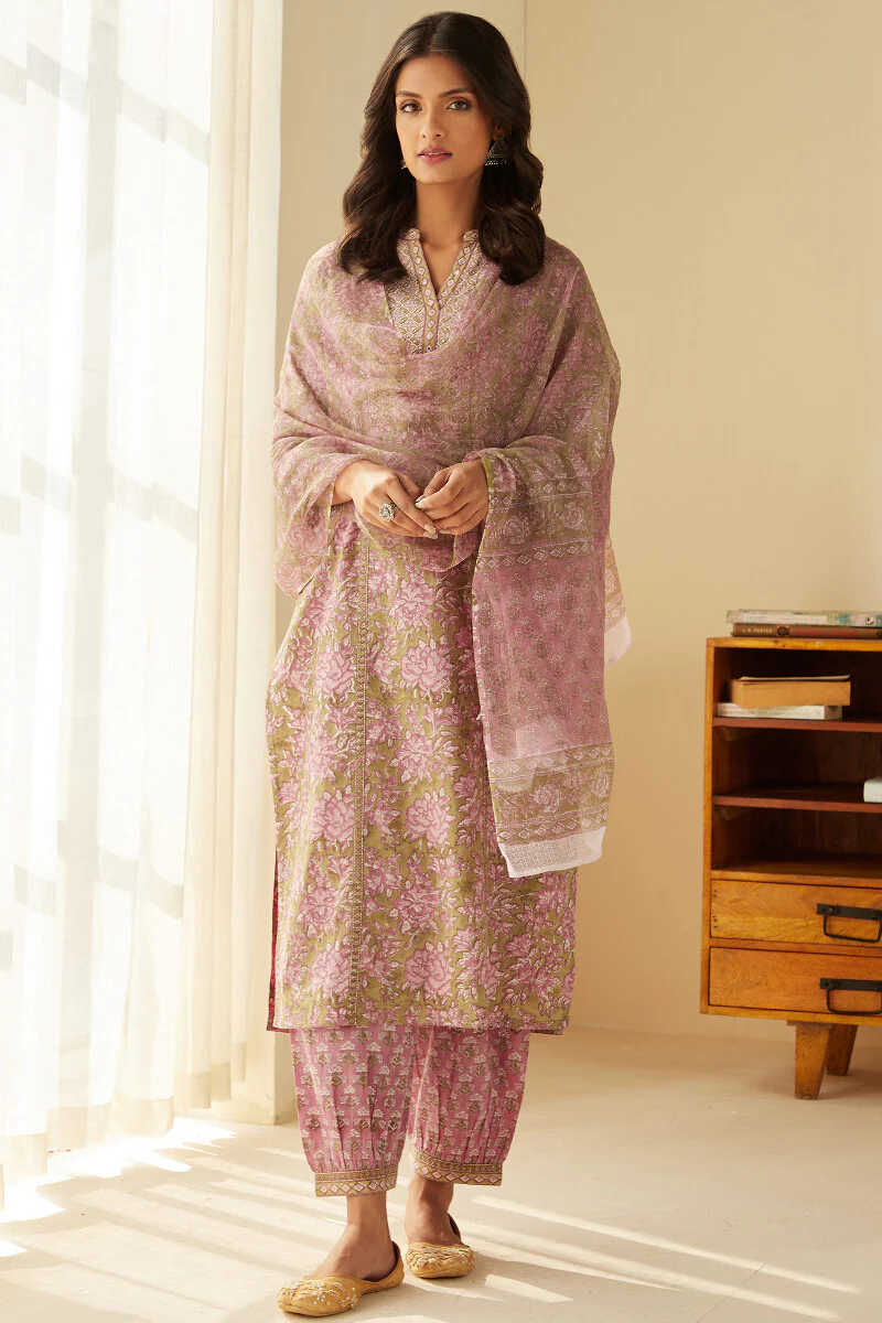 Gulshan Bagh Gauhar Sanganeri Kurta - Image 4