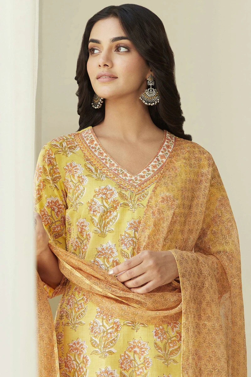 Gulshan Bagh Jiya Sanganeri Dupatta - Image 5