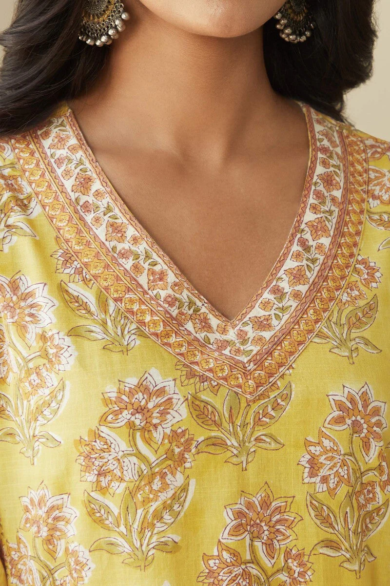 Gulshan Bagh Jiya Sanganeri Kurta - Image 5