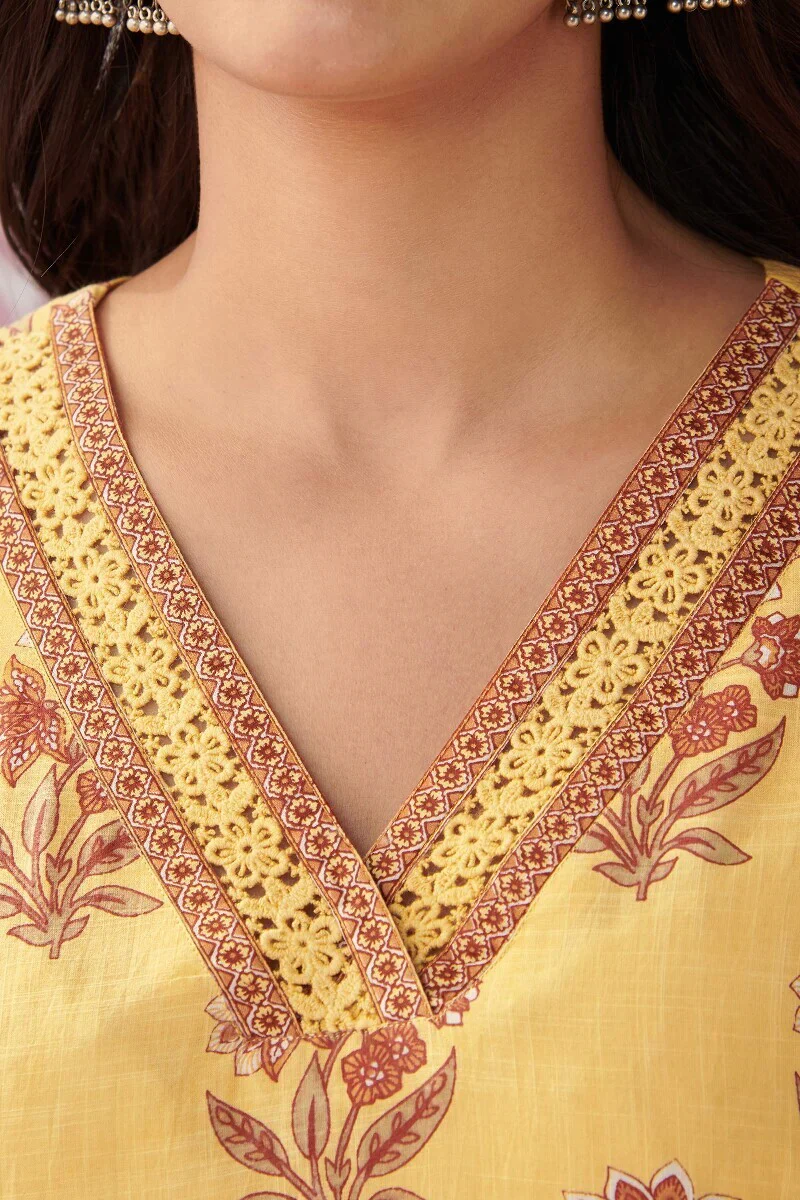 Gulshan Bagh Jiya Sanganeri Kurta - Image 5