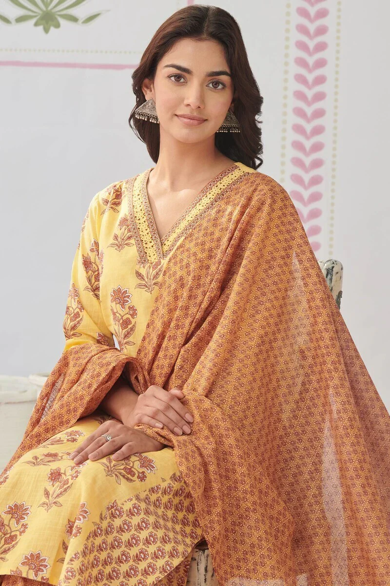Gulshan Bagh Jiya Sanganeri Kurta - Image 7