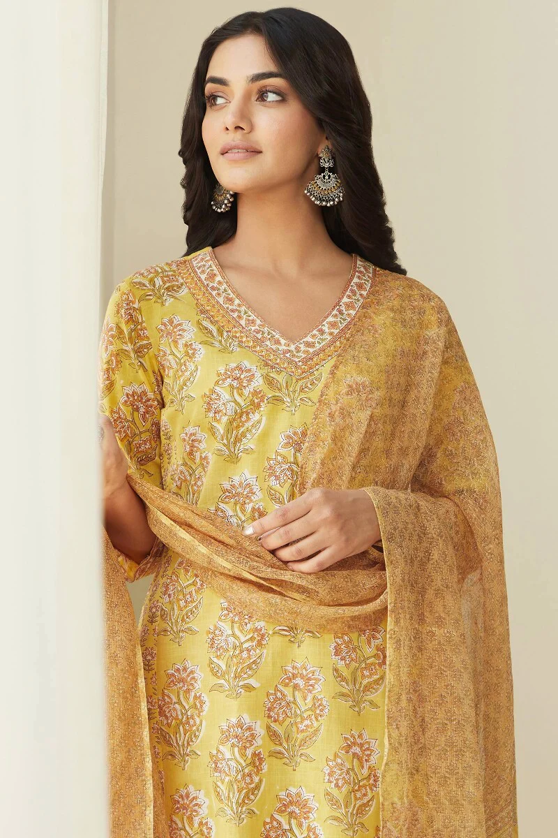 Gulshan Bagh Jiya Sanganeri Kurta - Image 7