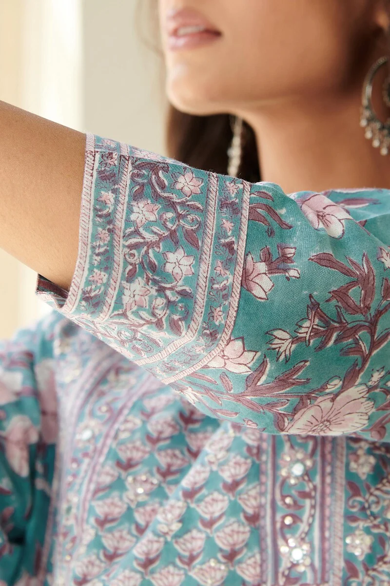 Gulshan Bagh Mahira Sanganeri Kurta - Image 5