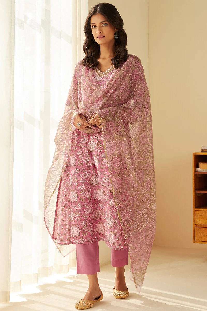 Gulshan Bagh Maya Sanganeri Kurta - Image 4