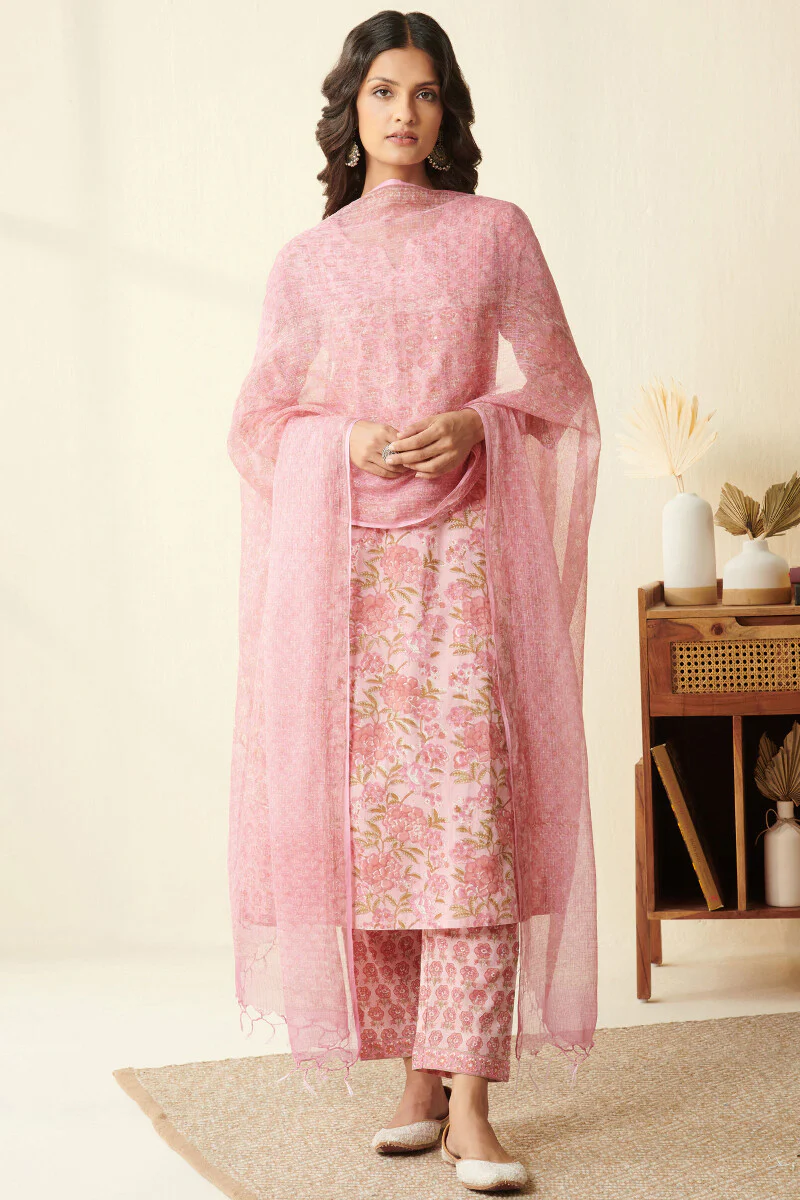 Gulshan Bagh Meera Sanganeri Dupatta - Image 4