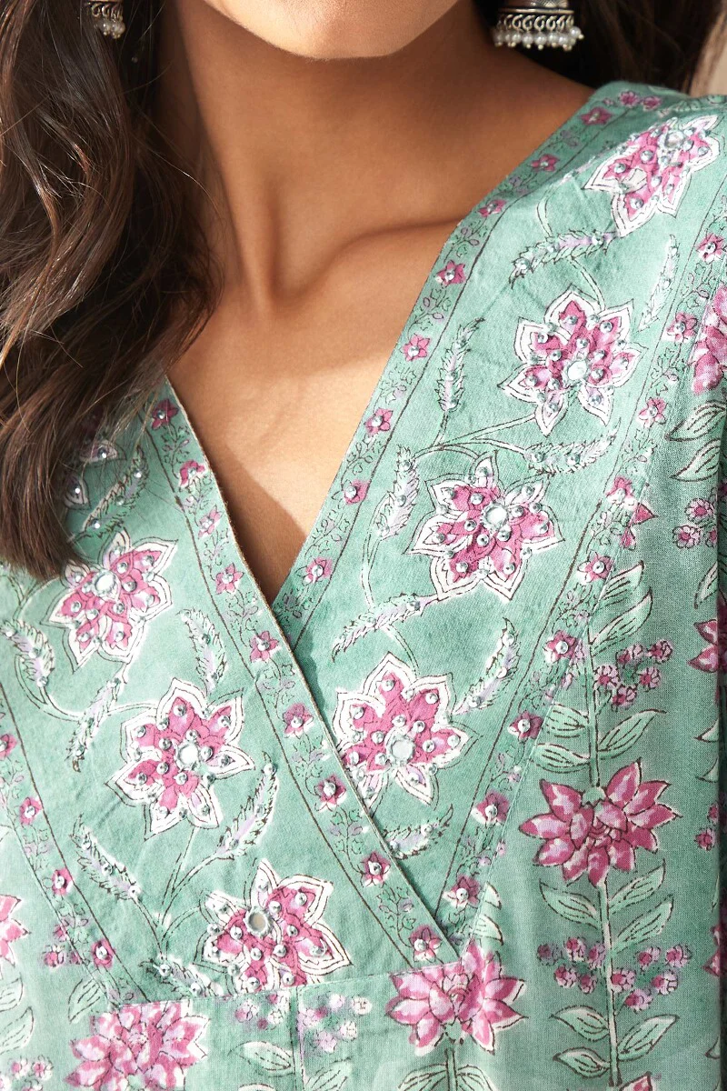 Gulshan Bagh Nadiya Sanganeri Kurta - Image 5