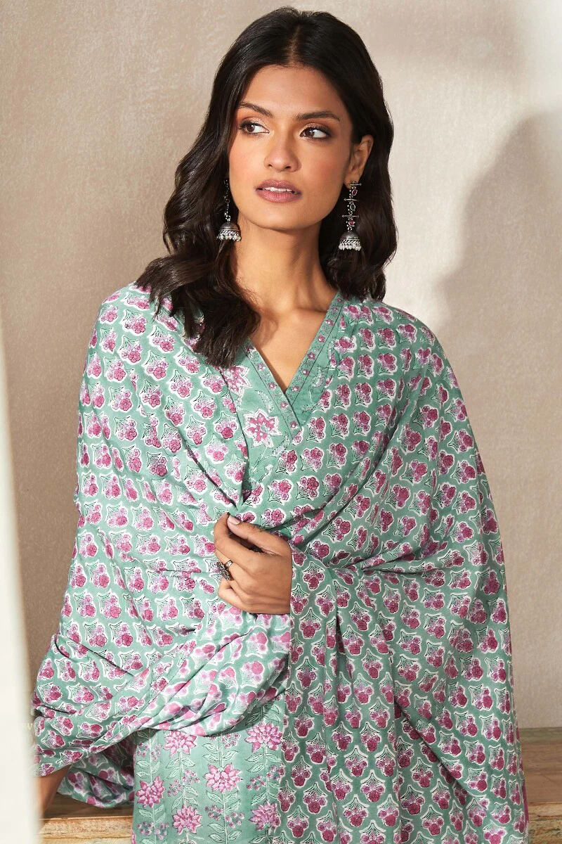 Gulshan Bagh Nadiya Sanganeri Kurta - Image 7