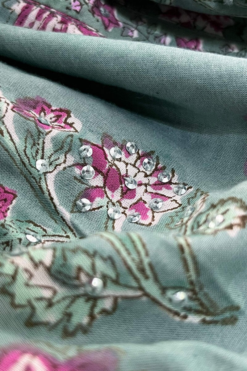 Gulshan Bagh Parisa Sanganeri Kurta - Image 3