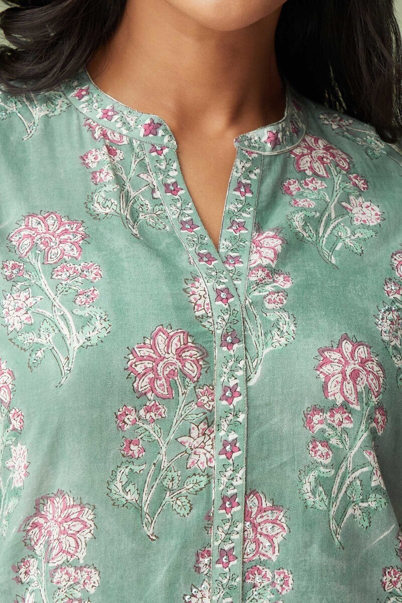 Gulshan Bagh Parisa Sanganeri Kurta - Image 5
