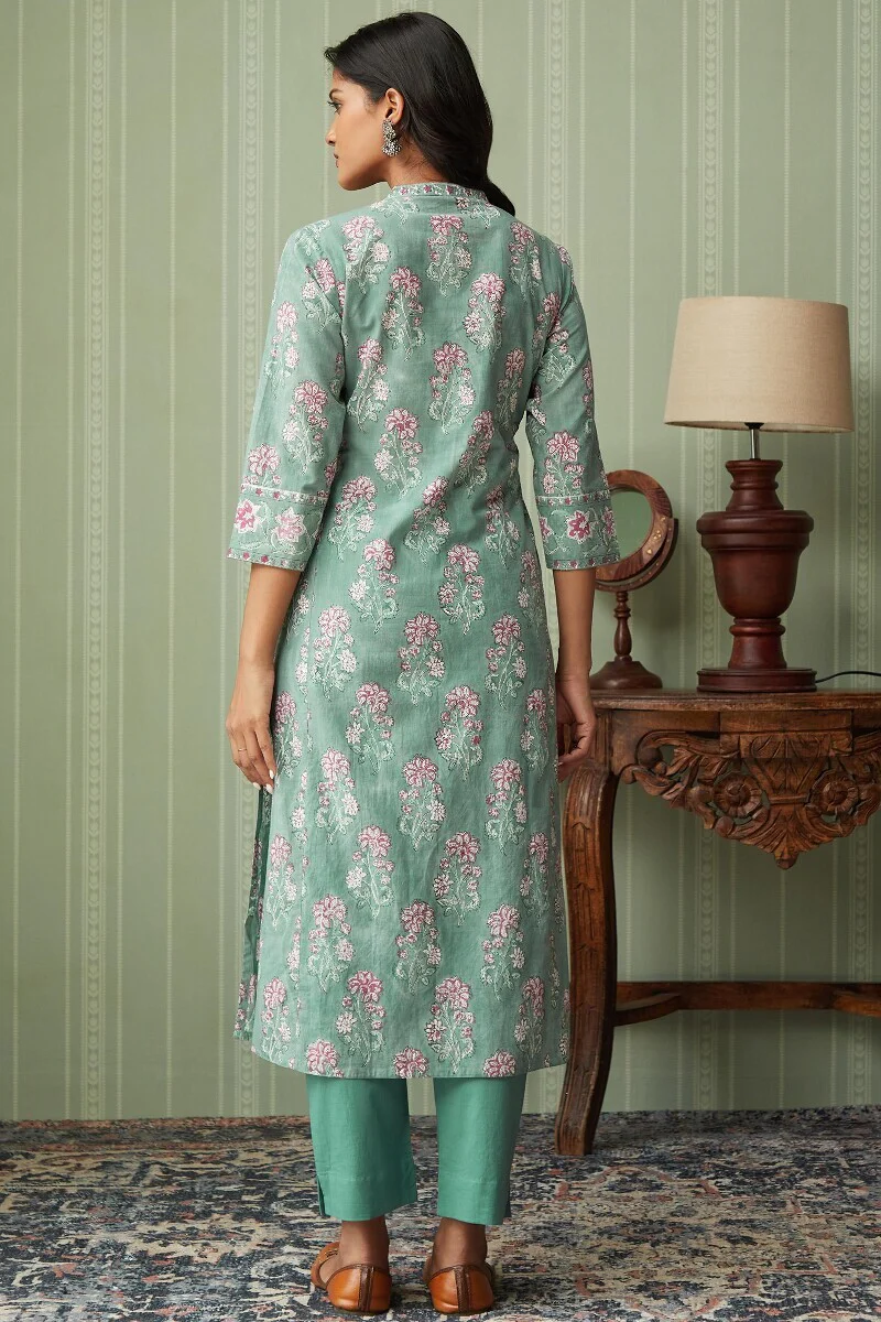 Gulshan Bagh Parisa Sanganeri Kurta - Image 9