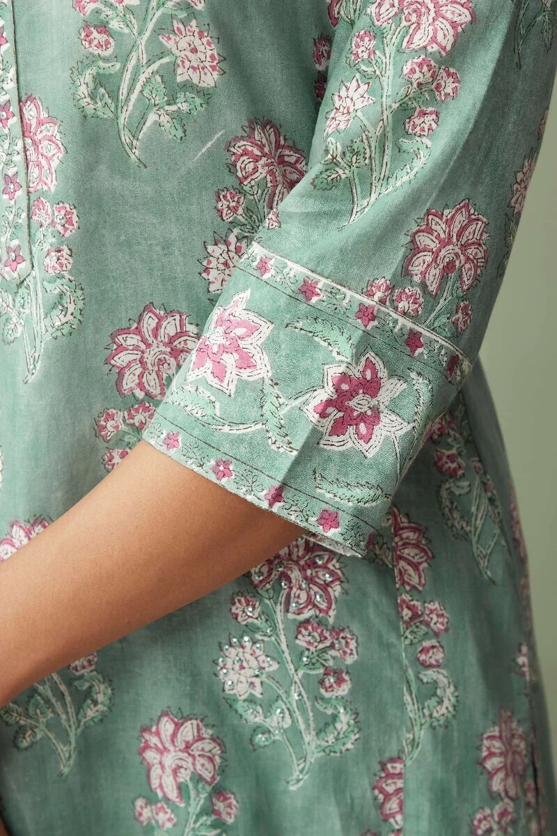 Gulshan Bagh Parisa Sanganeri Kurta - Image 6