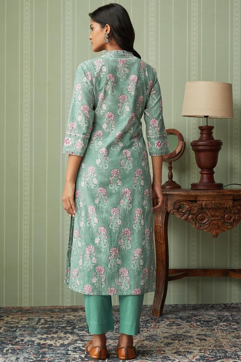 Gulshan Bagh Parisa Sanganeri Kurta - Image 9