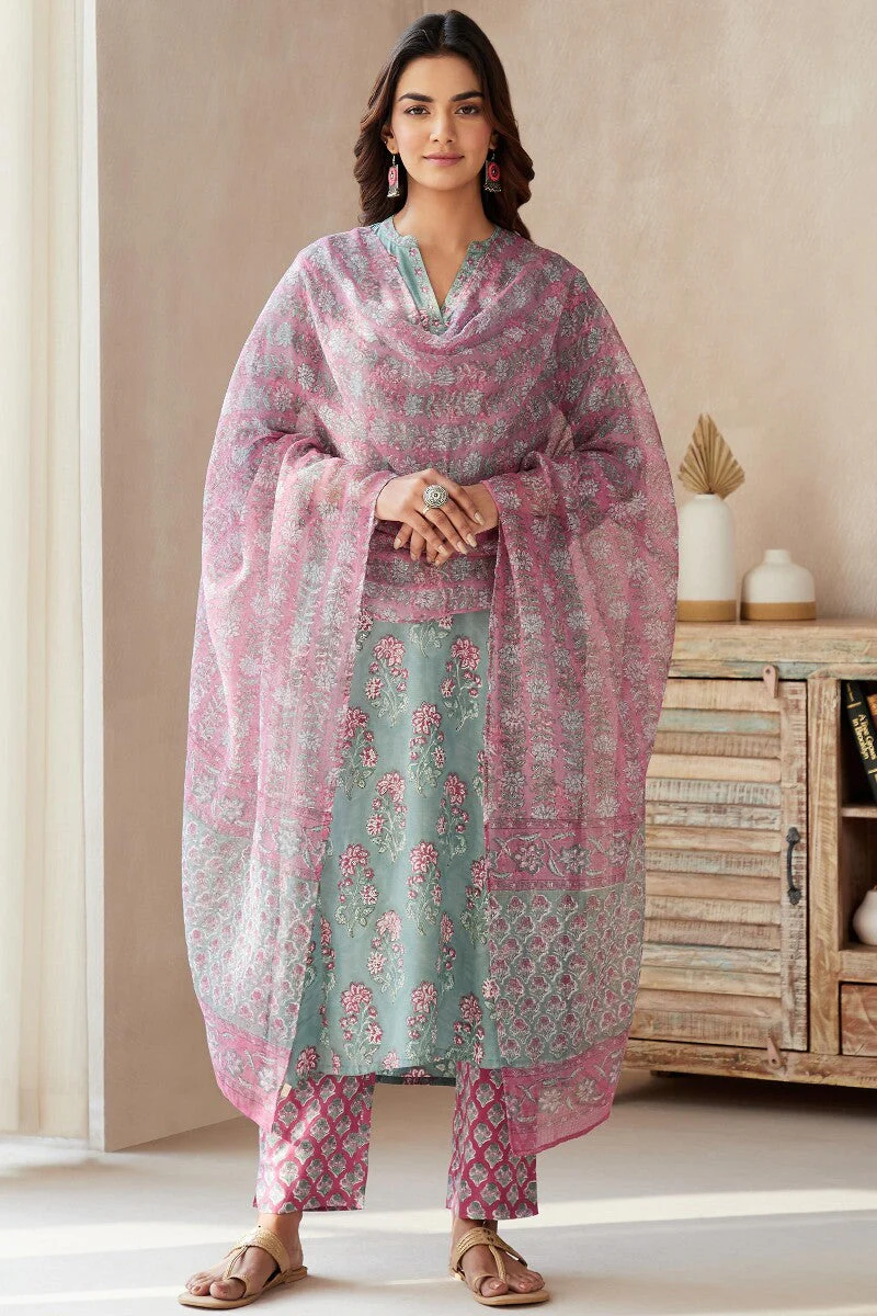 Gulshan Bagh Parisa Sanganeri Narrow Pants - Image 3