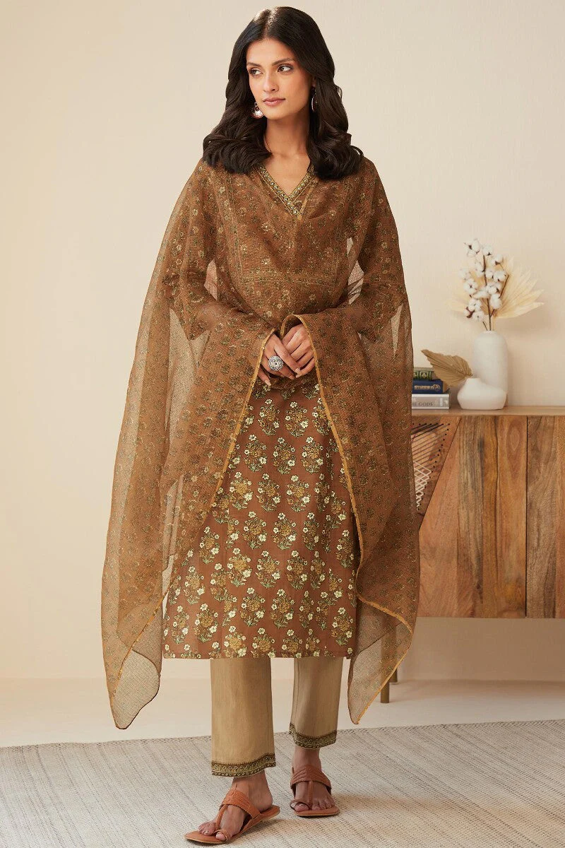 Gulshan Bagh Raha Sanganeri Kurta - Image 4