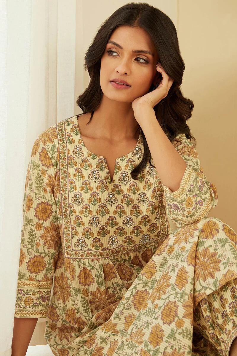 Gulshan Bagh Rehmat Sanganeri Kurta - Image 7