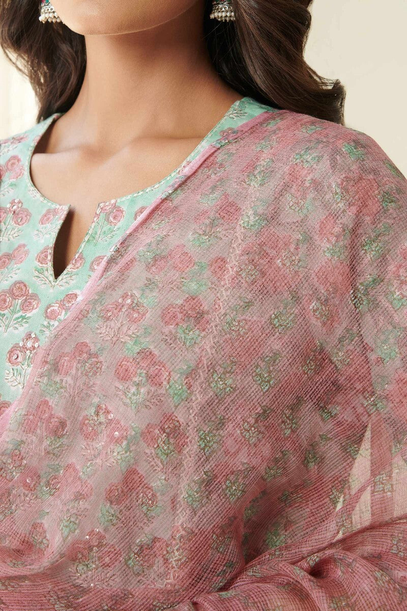 Gulshan Bagh Rumaisa Sanganeri Dupatta - Image 2