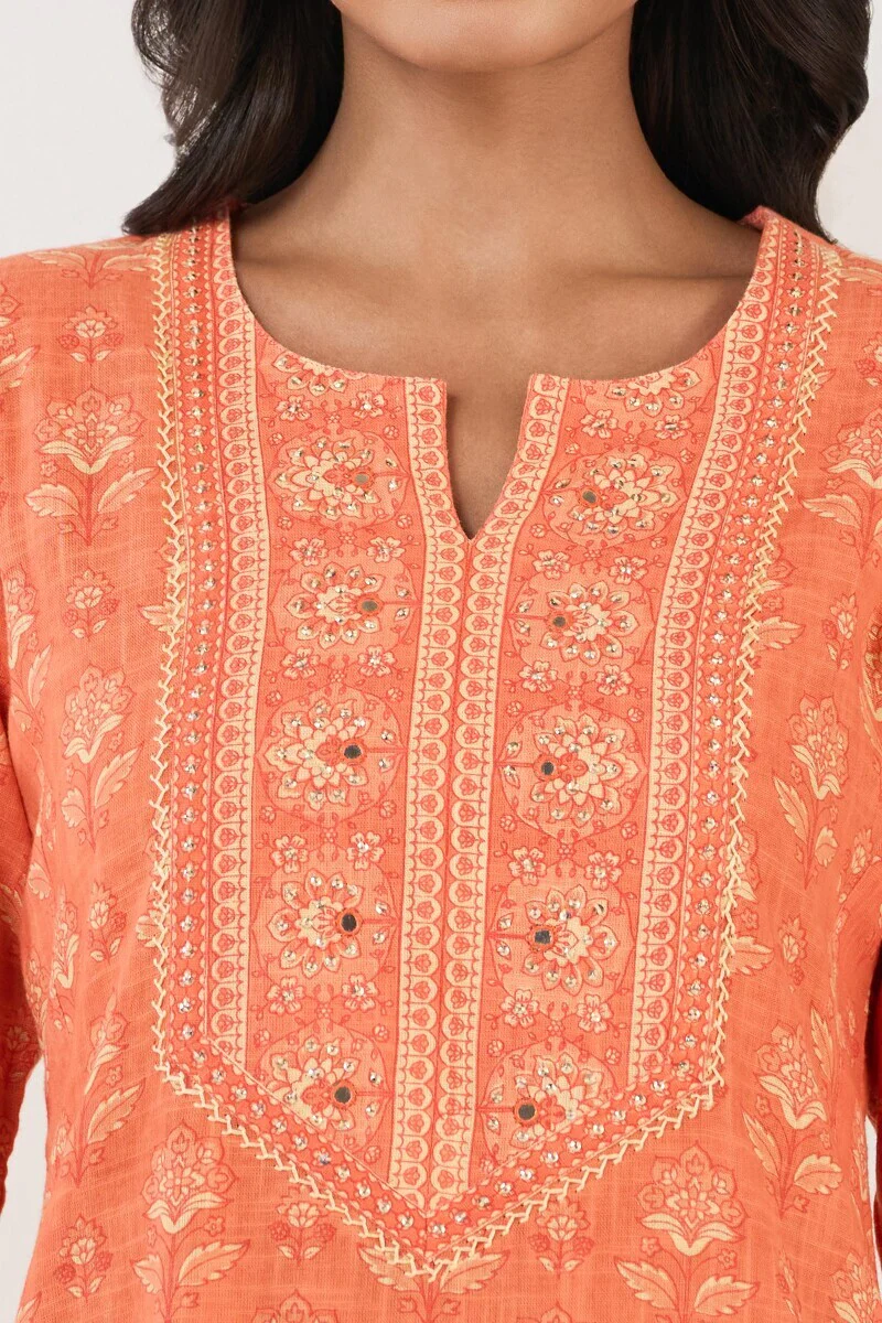 Gulshan Bagh Sabira Sanganeri Kurta - Image 4
