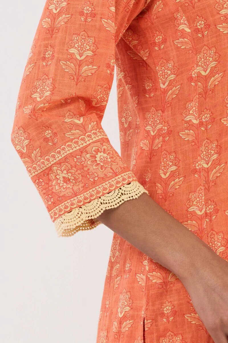 Surplus: Gulshan Bagh Sabira Sanganeri Kurta - Image 6