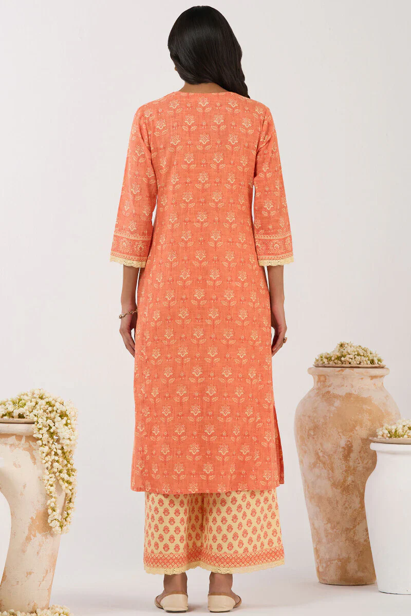 Surplus: Gulshan Bagh Sabira Sanganeri Kurta - Image 8