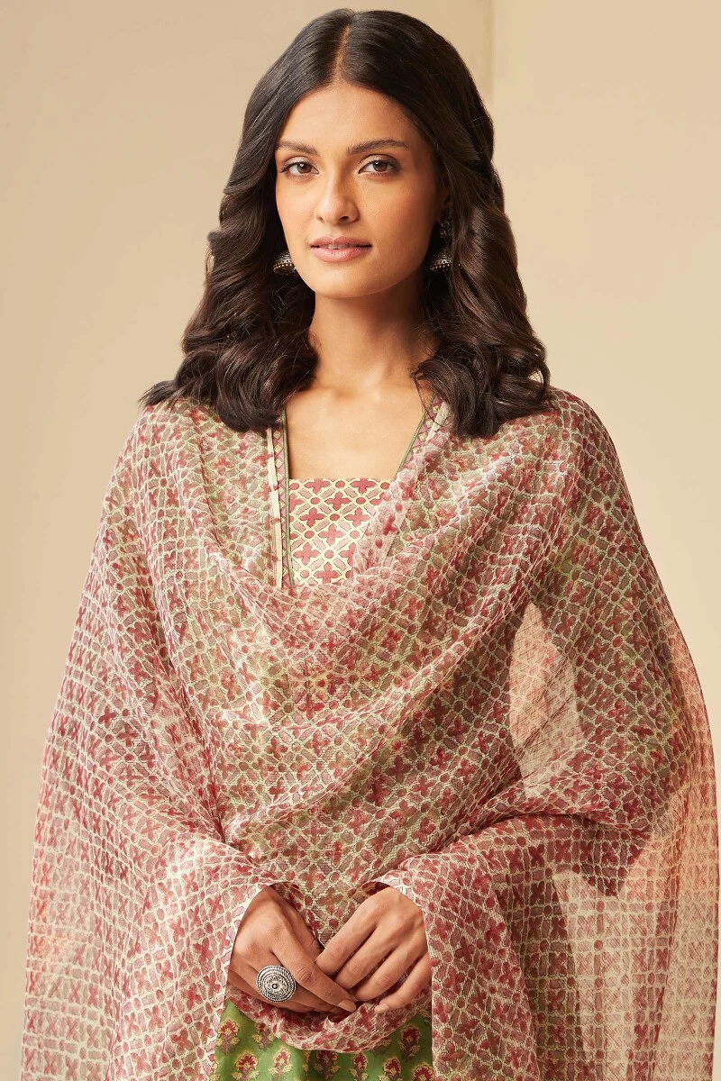 Gulshan Bagh Sahana Sanganeri Kota Dupatta