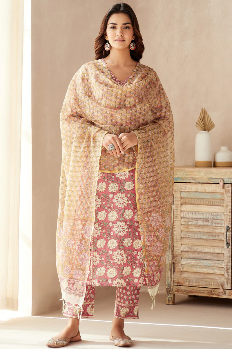 Gulshan Bagh Sahira Sanganeri Kurta - Image 4