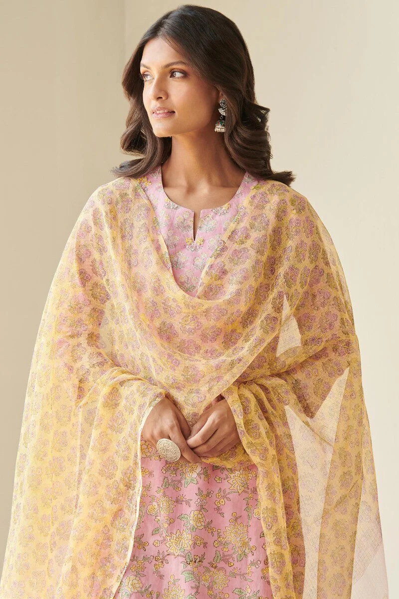 Gulshan Bagh Saira Sanganeri Kota Dupatta - Image 5