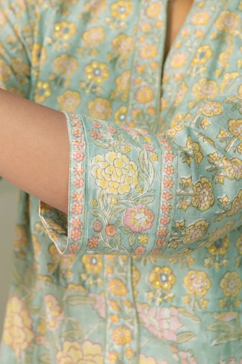 Gulshan Bagh Sanganeri Kurta - Image 5